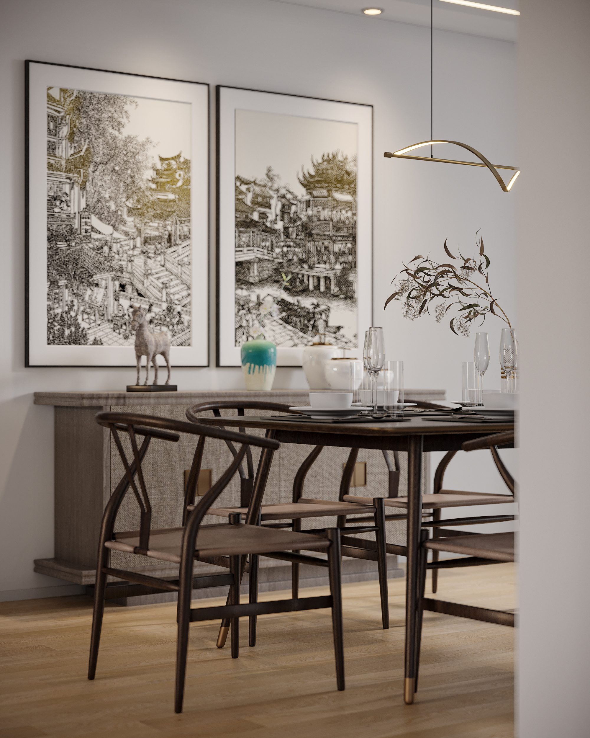 dining room rendering